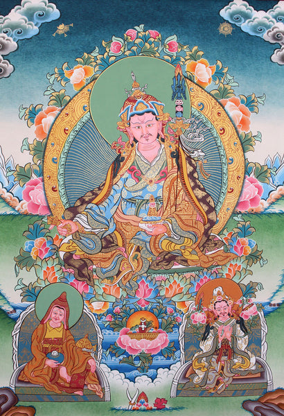 Traditional Thangka of Guru Padmasambhava