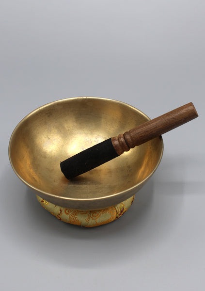 Healing ManiPuri Tibetan Flat Singing Bowl