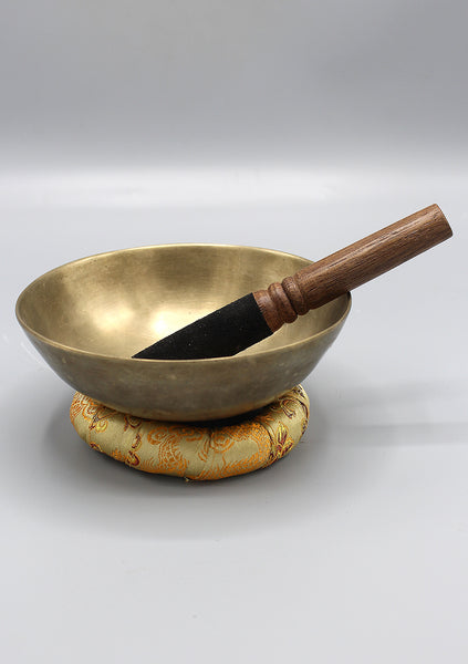 Healing ManiPuri Tibetan Flat Singing Bowl