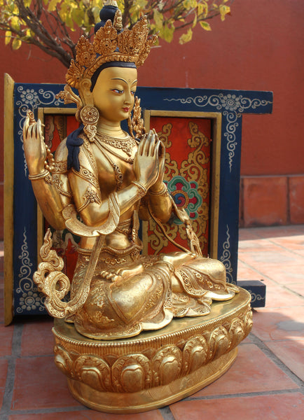 Masterpiece Chenrezig Statue 19 Inch