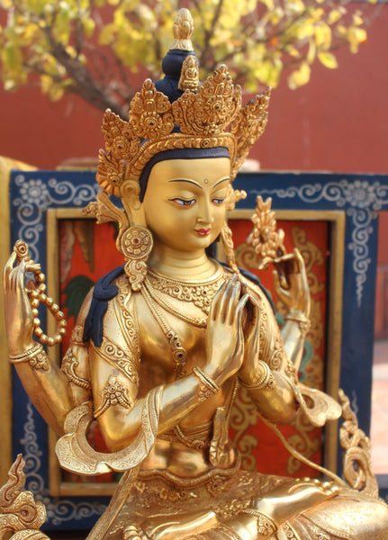 Masterpiece Chenrezig Statue 19 Inch