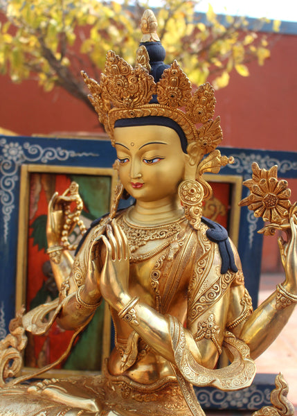 Masterpiece Chenrezig Statue 19 Inch