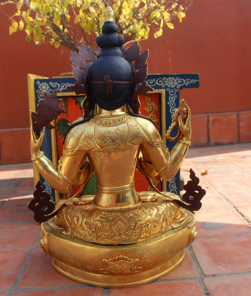 Masterpiece Chenrezig Statue 19 Inch
