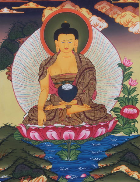 Heavenly Thangka Of Shakyamuni Buddha
