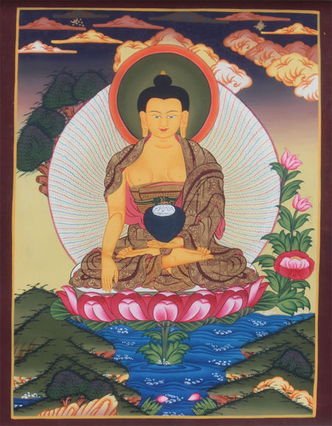 Heavenly Thangka Of Shakyamuni Buddha