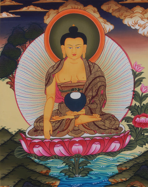Buddha Shakyamuni Thangka Painting