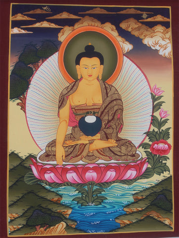 Buddha Shakyamuni Thangka Painting