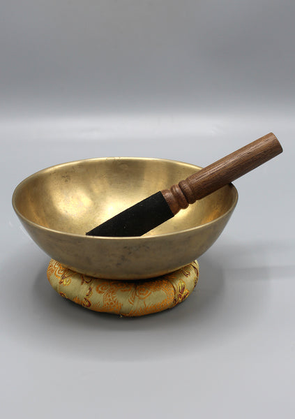 Healing ManiPuri Tibetan Flat Singing Bowl