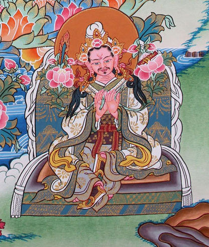 Traditional Thangka of Guru Padmasambhava