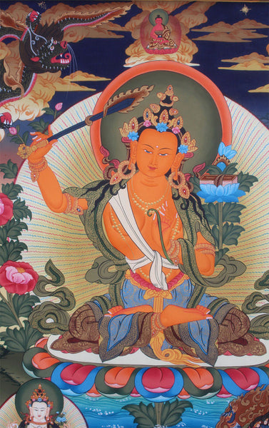 Manjushri Thangka Painting