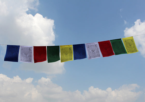 10 Sheets of Tibetan Windhorse Prayer Flags