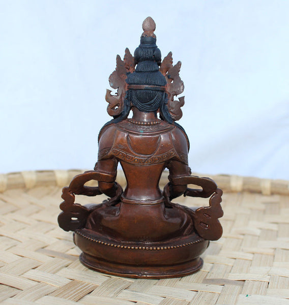 Aparmita Buddha Copper Statue