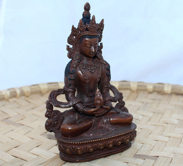 Aparmita Buddha Copper Statue