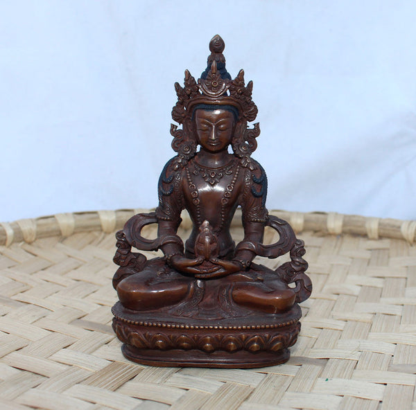 Aparmita Buddha Copper Statue