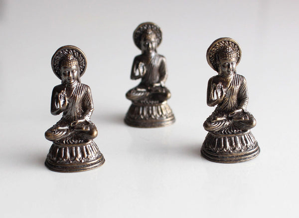 Blessing Buddha Mini Statue 10 Sets