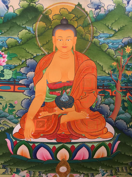 Majestic Lord Buddha Thangka
