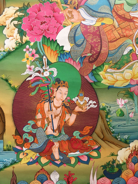 Exquisite Guru Rinpoche Thangka
