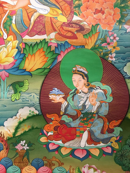 Exquisite Guru Rinpoche Thangka