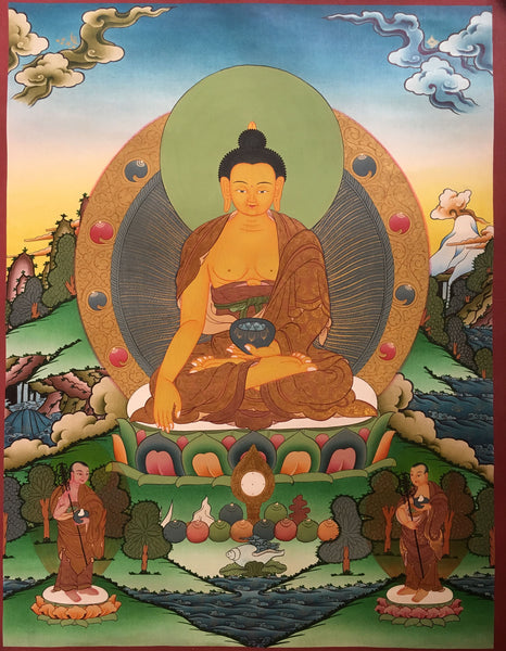 Tibetan thangka Art of Shakyamuni Buddha