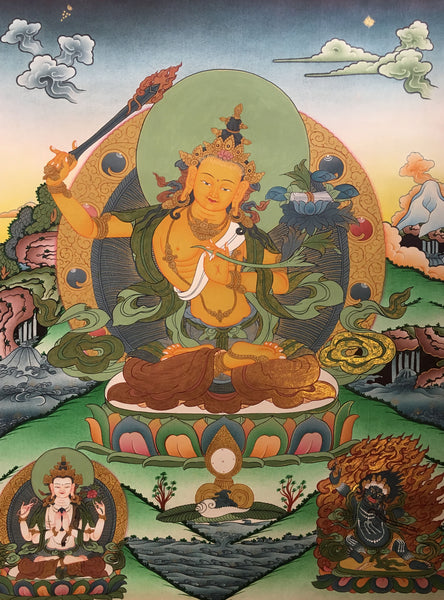 Bodhisattva Manjushri Thangka