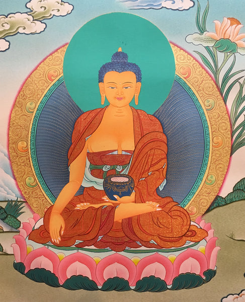 Shakyamuni Buddha Peace thangka
