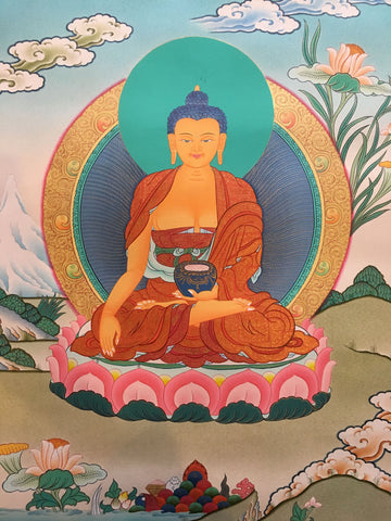 Shakyamuni Buddha Peace thangka
