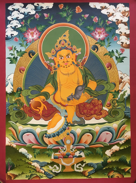 Majestic Zambala Kubera Thangka