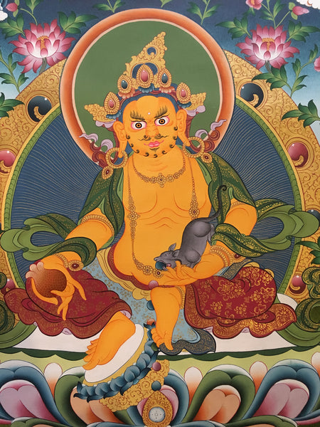 Majestic Zambala Kubera Thangka