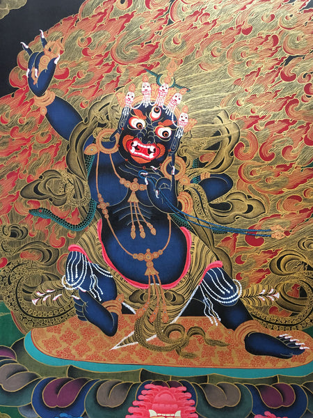 Tibetan Thangka of Vajrapani