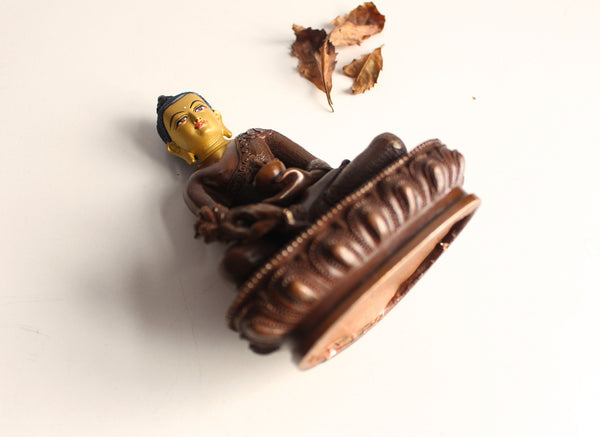 Gold Faced Healing Buddha Statue