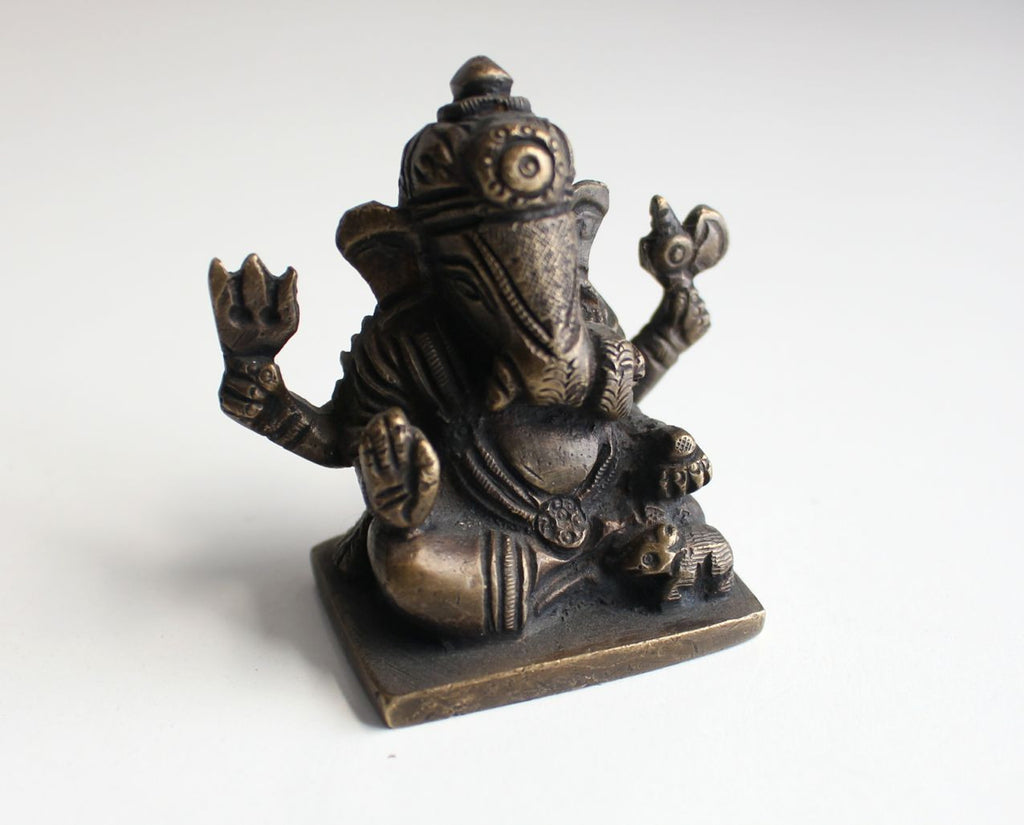 Ganesha Brass Statue 2.5 Inch