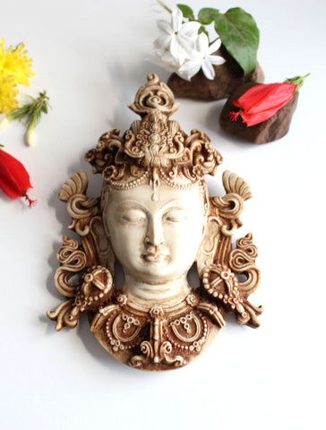 Beautiful Resin Tara Mask Wall Hanging