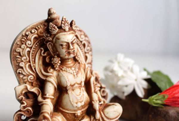 Zambala Kubera Resin Statue