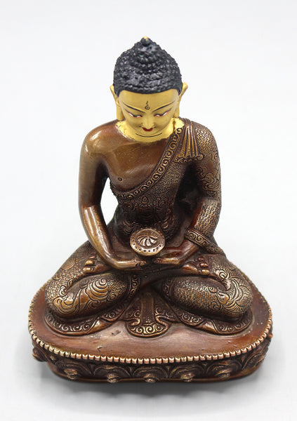 Gold Faced Amitabha Buddha Statue