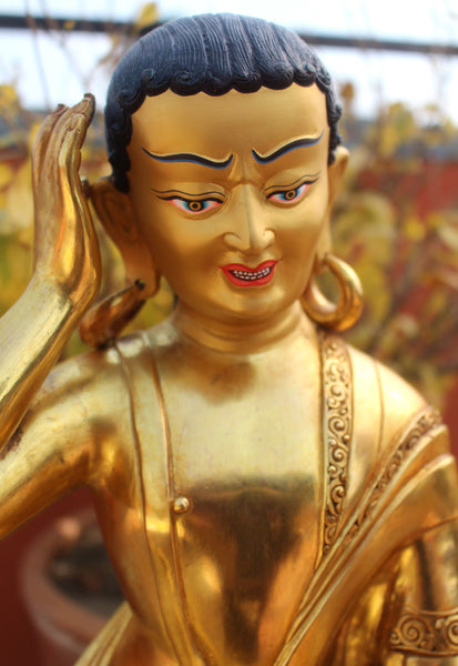 Masterpiece Gold Plated Milarepa Statue