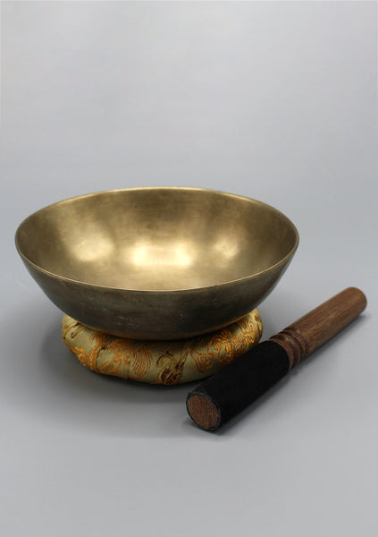Healing ManiPuri Tibetan Flat Singing Bowl