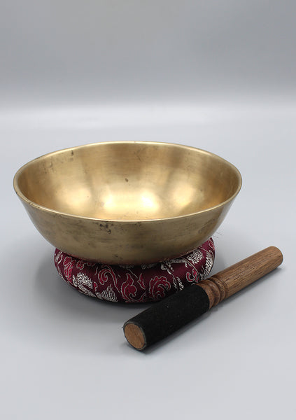 Healing ManiPuri Tibetan Flat Singing Bowl